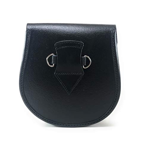 Leather Embosed 3 tassel Day wear Celtic Kilt Sporran w/Belt2