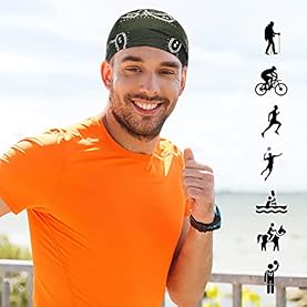 Alternative view of 18 Pieces Do Rag Skull Cap Paisley Pattern Bandanna Biker Head Wraps Quick-Drying Hats, Sweat Wicking Beanie for Men and Women, Multicolor, 4XL