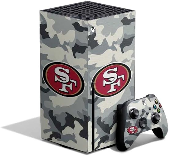 Skinit Decal Gaming Skin Compatible with Xbox Series X Bundle - Officially Licensed NFL San Francisco 49ers Design