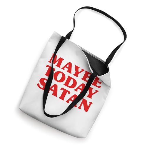 Bolsa Tote Maybe Today Satan miniatura 2