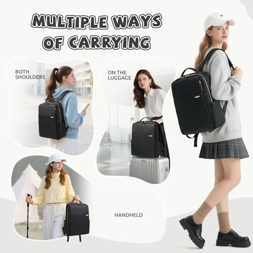 Mochila para laptop mujer resistente al agua 16 pulgadas miniatura 5