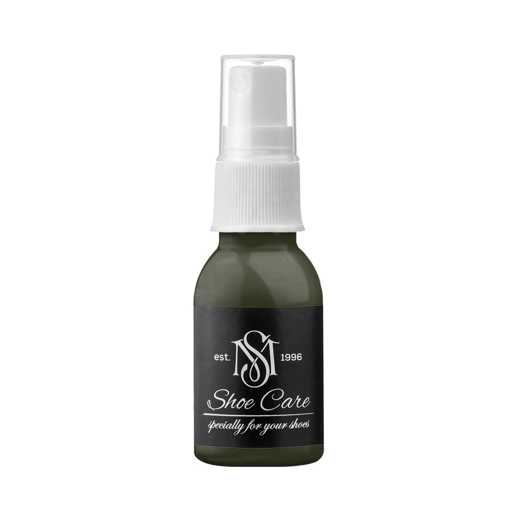 Spray nutritif pour cuir MAVI STEP de nuance Or Olive Presque Noir