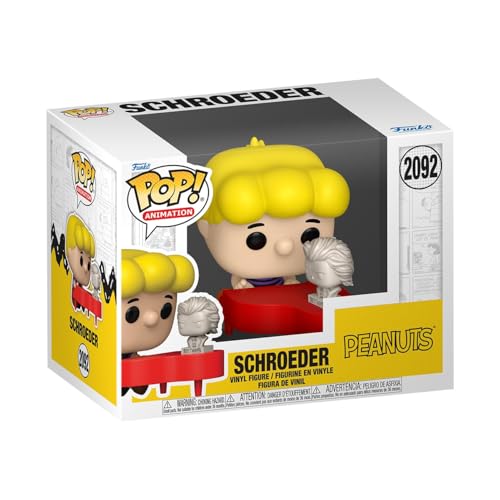 Funko Pop! Premium: Peanuts S8 – Schroeder - Classic Peanuts - Figura in Vinile da Collezione - Idea Regalo - Merchandising Ufficiale - Giocattoli per Bambini e Adulti - Cartoon Fans