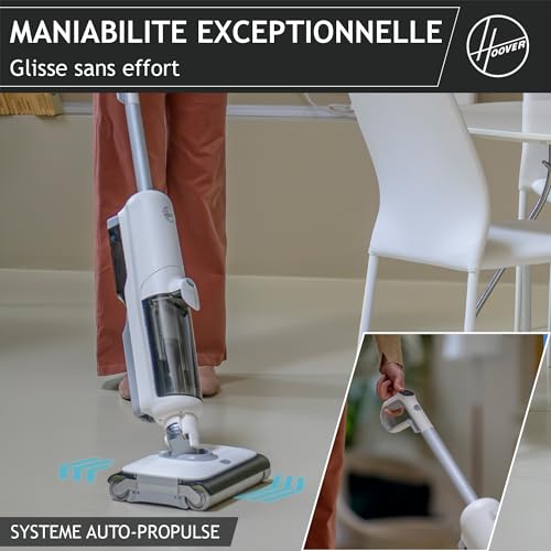 Aspirateur Laveur Hoover HW500 011 – Sec et Humide, 150 W, Autonomie 30 Min - vue 9