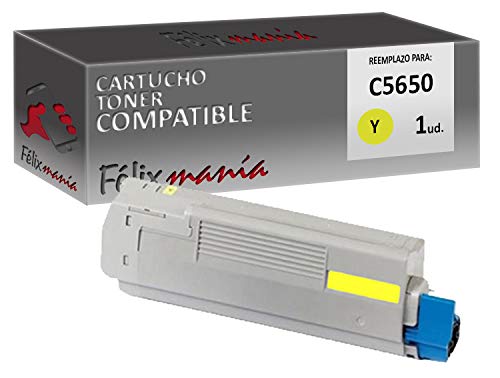 Toner Amarillo Compatible para Oki C5650 Y / 43865705 2000 pag TO779