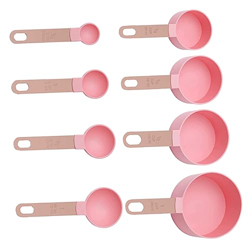 TOPBATHY Ensemble De Tasses Et Cuillères À Mesurer En Acier Inoxydable Gobelets Gradués Cuillère À Pâtisserie Balance Ustensiles De Cuisine