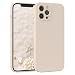Produktbild EAZY CASE - Silikonhülle für iPhone 12 Pro Max Hülle Silikon Case Beige weich stoßfeste Handyhülle Schutzhülle mit Kameraschutz Dünn Premium Schutz Cover TPU Phone Bumper in Pastell Taupe Matt