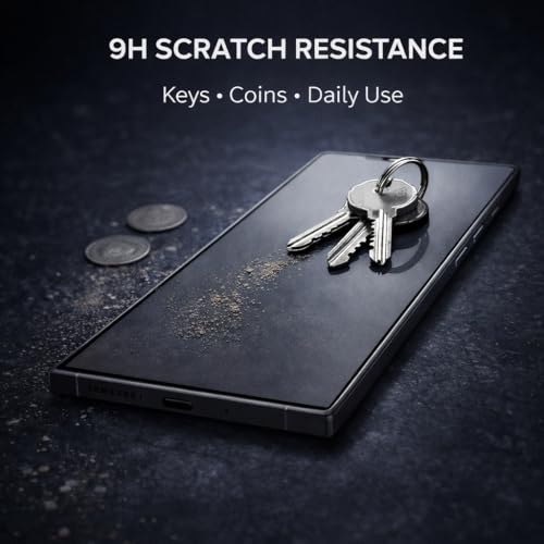 Image of Tempered Glass for Samsung Galaxy S23 | S22 (6.1 Inch) Military Grade 9H Screen Guard, Anti-Scratch, Shatterproof, Edge-to-Edge Full Coverage - Black Border