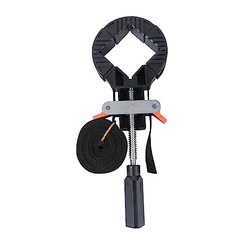 LALAFINA 90Degree Fast Tightening Right Angle Clamp Jaws Picture Holder Clip for Woodworking Strap Clamp for Picture Frames Cupboards and Shapes