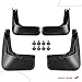 A-Premium Set of 4PCS Mud Flaps Splash Guards Mudguards Mudflaps with Hardware Kits Accessory Compatible with Ford Fusion, 2013-2018, Sedan, Black Color, Front LH RH and Rear LH RH