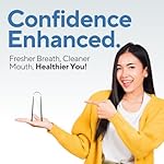 Tongue Scraper, Tongue Cleaner for Adults and Kids, Fights Bad Breath, Metal Tongue Scraper, Great for Oral Care, Oral Hygiene, Ayurveda Tongue Scraper, Hygiene Luxury Black Tongue Scraper. (2 Pack) - Image 5