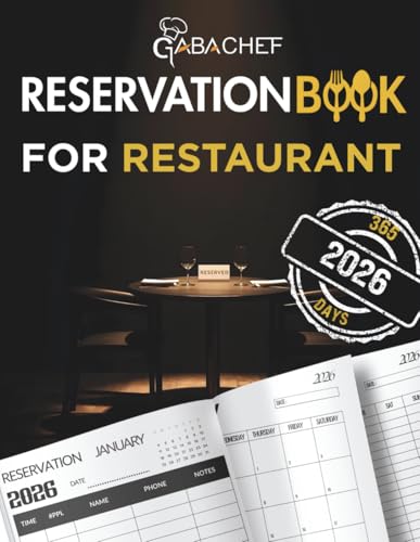 Reservation book for Restaurant 2026: A Year-Round Scheduling Tool to Effortlessly Manage Guest Flow, Prevent Overbooking, and Optimize Table Turnover