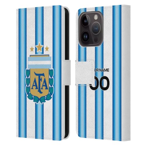 Housse cuir iPhone 15 Pro blason Argentine 2026 aux finitions haut de gamme Head Case Designs