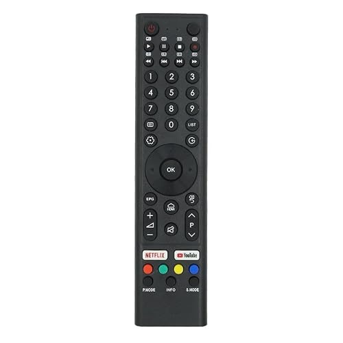 RAVIAD LED 483 Remote Control for LED or LCD TV Compatible with Infinix 4k Smart TV (Please Match The Image with Your Existing Remote Before Placing The Order)