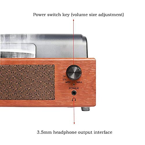 Tourne-Disque Vinyle Lecture de Platine Vinyle Haut-Parleur Bluetooth Phonographe rétro Gramophone Casque/RCA Sortie… - Les Beatles, Paul McCartney, John Lennon, RIngo Starr, George Harrison Tourne-Disque Vinyle Lecture de Platine Vinyle Haut-Parleur Bluetooth Phonographe rétro Gramophone Casque/RCA Sortie… – Image 5