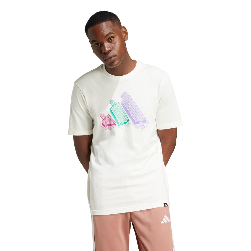 adidas Mens Lounge Ice Graphic T-Shirt