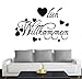 Produktbild A346 Wandtattoo "Herzlich Willkommen" 94cm x 60cm schwarz (in 40 Farben und 3 Größen)