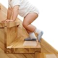 Butizone Non Slip Stair Treads 32"x4", Clear Anti Slip Strips for Wooden Steps Indoor, Transparent and Waterproof Grip Tape, Safety for Elderly, Children, and Dogs,18-Pack