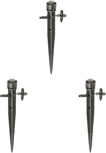 Miniatura 10 de Rain Bird MBH4PKS - Microburbujeador de riego por goteo en estaca, patrón de medio círculo de 180°, distancia de pulverización de 0-3 pies, paquete