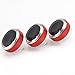 3 pièces A/C Couvercle de Chauffage Bouton Interrupteur Bouton adapté pour Ford Focus MK2 MK3 Mondeo MK4 s-Max c-Max MK1 Rouge et Noir et Argent
