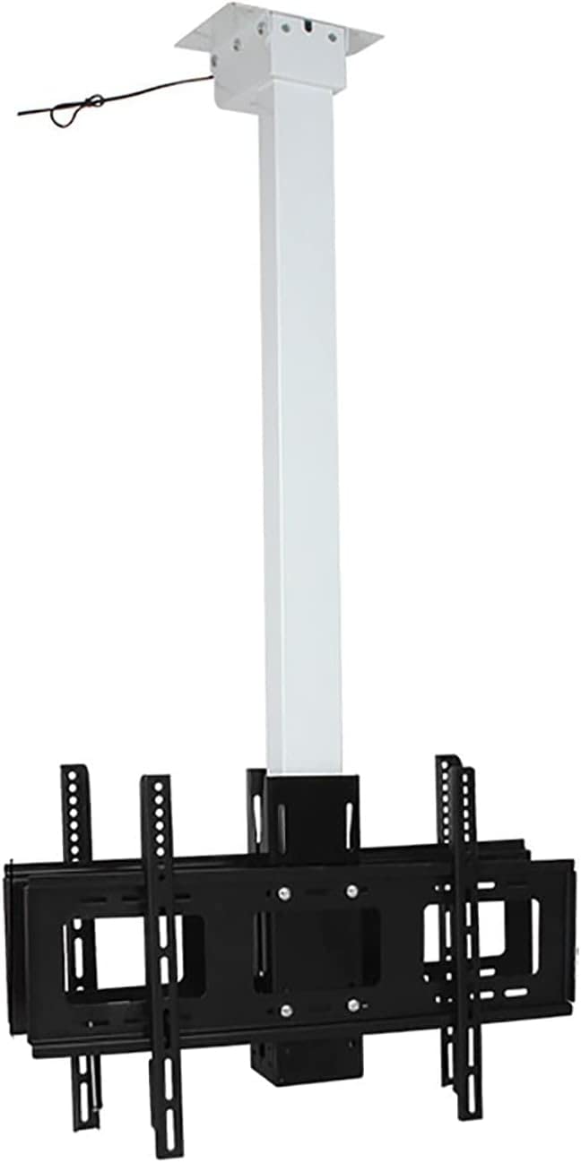 CGCSYZ Motorized Tv Mount, Height Adjustable Double Tv Motorized Lift With Remote Control, For Large Screen 32-70 Inch TVs, Lift Stroke 100cm/39.3inch TV Mount (B)