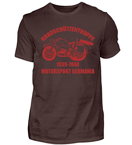 T-shirt moto homme Motorsport Germania 1939-1948 marron taille XL vintage