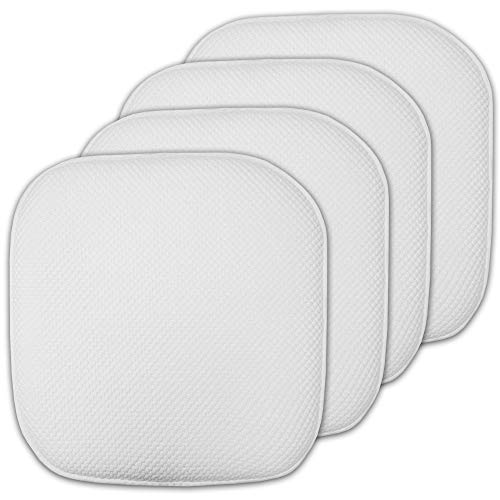 Sweet Home Collection Cushion Memory Foam Chair Pads Honeycomb Nonslip Back Seat Cover