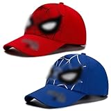 simyron Kinder Baseball Cap Sommer Baseball Cap für Jungen Mädchen Verstellbar Sport Kappe Kinder Mit Stickerei Schirmmütze Kinder UV Schutz 2-8Jahren