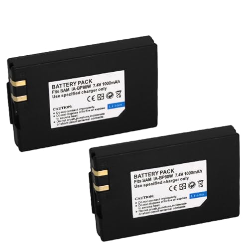 IA-BP80W Replacement Camera Battery 7.4V 1000mAh for Samsung dx105l dx100l d381l Camera