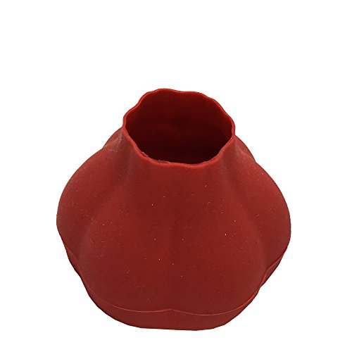 Descascador de Alho em Silicone Prana Vermelho