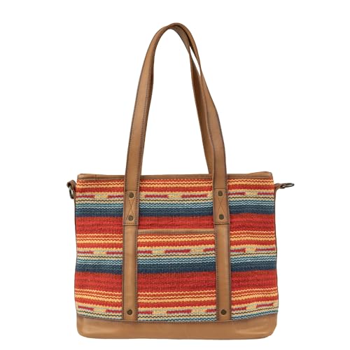 STS Ranchwear Chaynee Valley Serape Collection Tiffany Crossbody Tote-Leather Bag with Adjustable Strap, Multi3