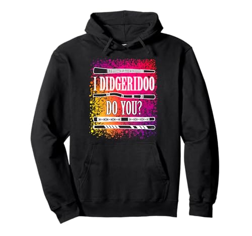 Reproductor de Didgeridoo geniales Salpicaduras de Grafiti Sudadera con Capucha