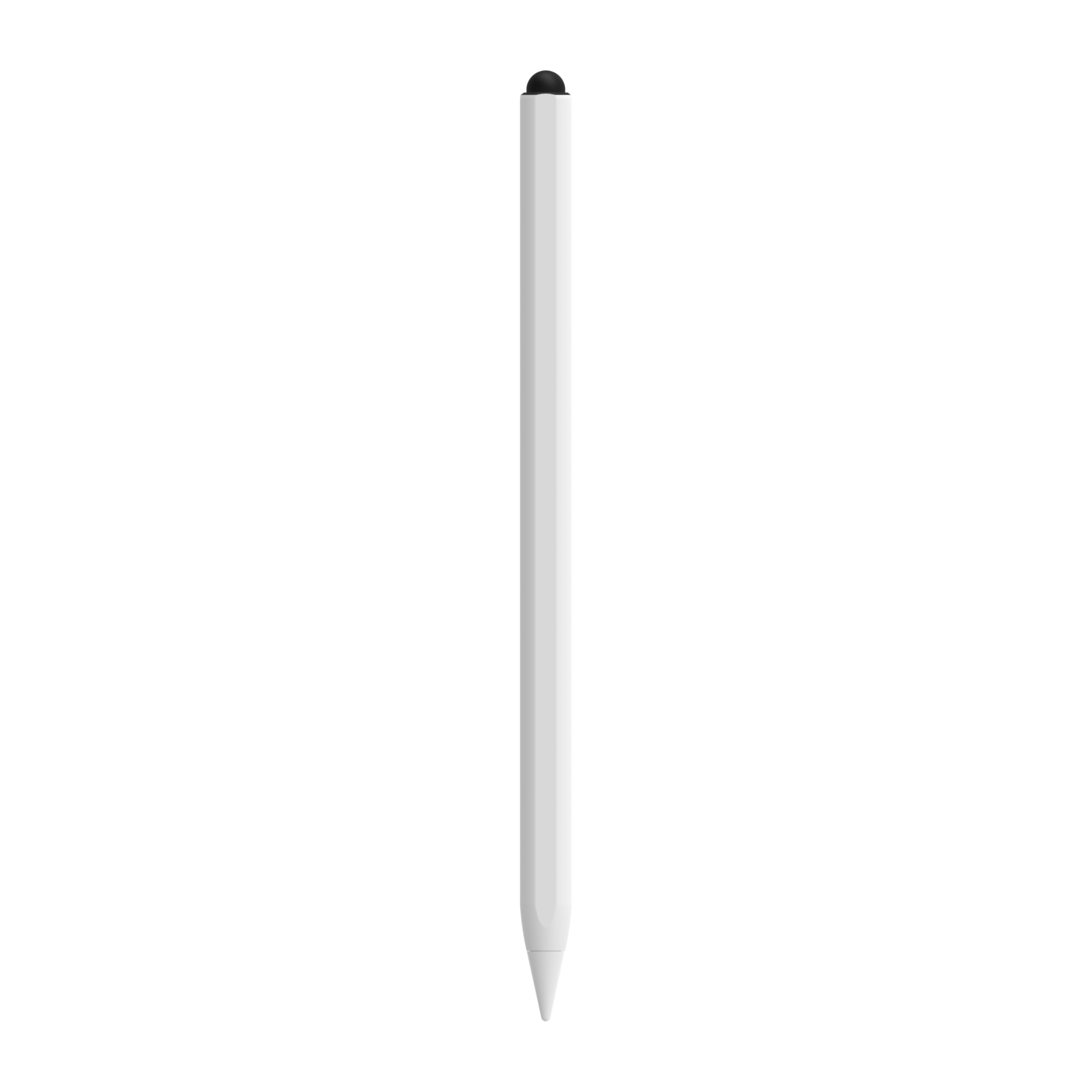 ZAGG Pro Stylus 2, Penna stilo, ricarica wireless, magnetica, stilo a doppia punta, compatibile per iPad (Bianca)