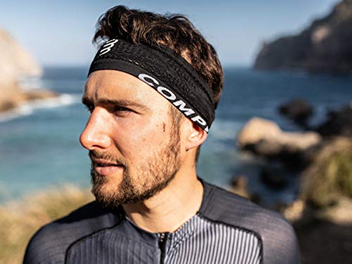 Bandeau running Compressport pour éviter la transpiration dans les yeux