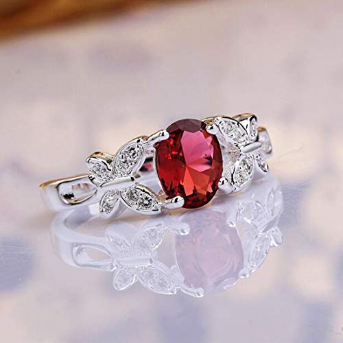 Zircon Leaf Plated Adjustable Ring