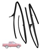 Getfarway Front Door Glass Run Channel Rubber Compatible with Nissan D22 Frontier 1998 1999 2000 2001 2002 2003 2004 2005, Replace 80331-2S400 80330-2S400 803312S400 803302S400