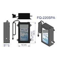 Badewanne SPA Pool Ozongenerator 50 /h, Wasserzirkulation Integrierter hochkonzentrierter Ozongenerator Eingebaute Luftpumpe Einfache Bedienung, geeignet für Anfänger(AC) – Ansicht 6