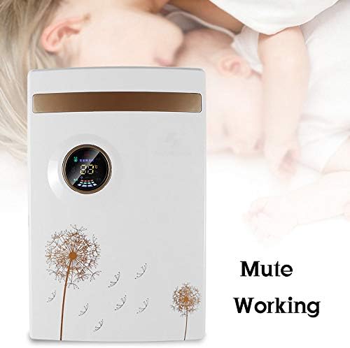 LNLN 1500Ml Dehumidifier, Temperature And Humidity Dual Sensor, Constant Humidity Setting, Silent Dehumidification, Dry Clothes, Mildew, Water Full Stop, Clean Air
