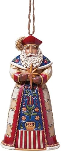 Miniatura 13 de Jim Shore Heartwood Creek – Figura decorativa de Enesco Navidad de Papá Noel alemán 4.75 pulgadas