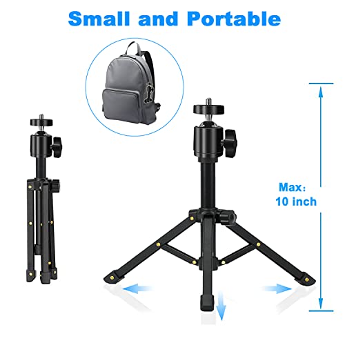 All-Metal Mini Tripod Stand for Projectors, Webcams, and Smartphones