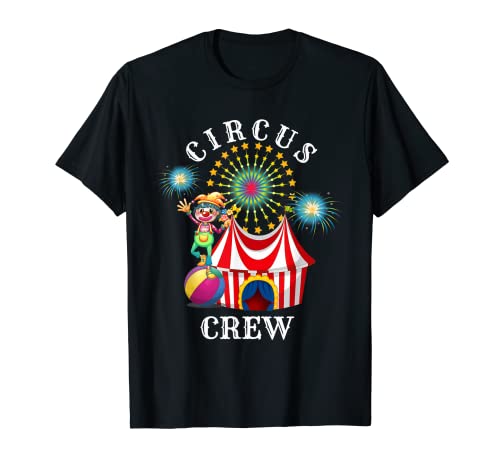 Circus Crew Disfraz de personal de circo divertido fiesta temática de circo Camiseta