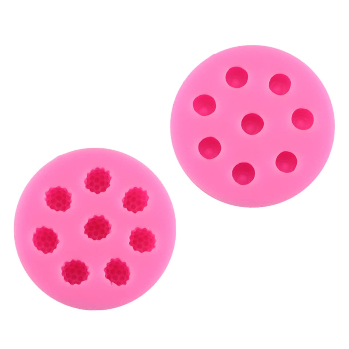 IMIKEYA 3pièces Moule Silicone à Compartiments Pour Décoration De Gâteaux Outil De Pâtisserie Pour Chocolat Et Desserts Rose