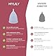 MYLILY® Menstruationstasse inkl. Beutel zum Transport | 100% medizinisches Silikon I Periodentasse I Nachhaltig & kostensparend I Menstrual Cup | Frei von BPA und Latex | Wiederverwendbar I Small