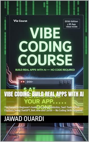 Vibe Coding: Build Real Apps with AI: The Complete Beginner's Guide to Creating Websites, SaaS Tools and AI Chatbots Using ChatGPT, Bolt.new and Cursor — No Coding Skills Required