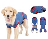 Verfügbar in 5 Größen - Professioneller Stall Dog Surgery Recovery Suit Fit für männliche und weibliche Hunde.Bitte überprüfen Sie unsere Größentabelle vor der Bestellung