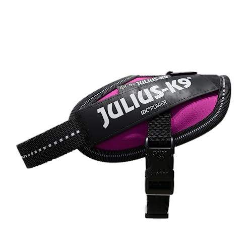 JULIUS K-9 IDC Powergeschirr, Größe: 2XS / Baby 2, Dunkelpink, 16IDC-DPN-B2