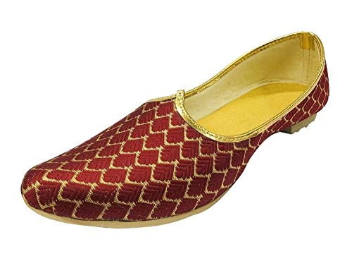 Stop n Style Mens Sherwani Punjabi Jutti Bridal Shoes Indian Ethnic Mojari