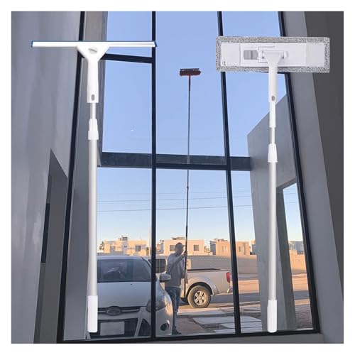 Perche de nettoyage de vitres pour l'entretien facile de la véranda et des fenêtres hautes de la maison