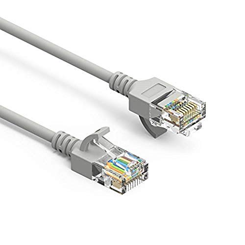 Cable SF Cable Cat 6A UTP 15ft con RJ45 gris miniatura 2