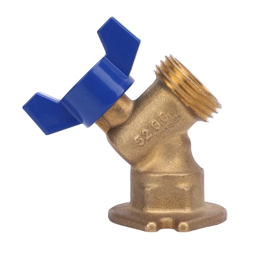 Cosiki DN15 Feme Feme X DN20 File Mâle, Laiton 1/4 Pouce de Virage à Billes, Robe Lourde pour L'eau, Pétrole et Gaz, Fermeture de Salle de Bain Rapide Vanne D'arrêt, Laiton fabriqué en